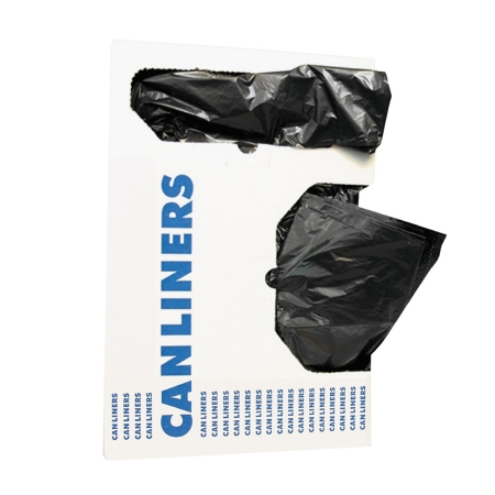 Trash Bag Heritage™ 60 gal. 17 Mic. 38 X 60 Inch Black Extra Heavy Duty Star Seal Bottom Coreless Roll