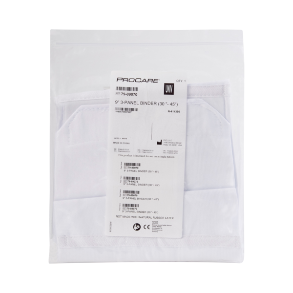 Abdominal Binder ProCare® Premium One Size Fits Most Hook and Loop Closure 30 to 45 Inch Waist Circumference 9 Inch Height Adult