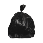 Trash Bag Heritage™ 45 gal. 0.70 mil 40 X 46 Inch Black Heavy Duty Star Seal Bottom Flat Pack