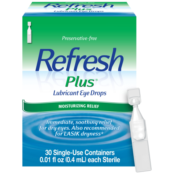 Eye Lubricant Refresh Plus® 0.01 oz. Eye Drops