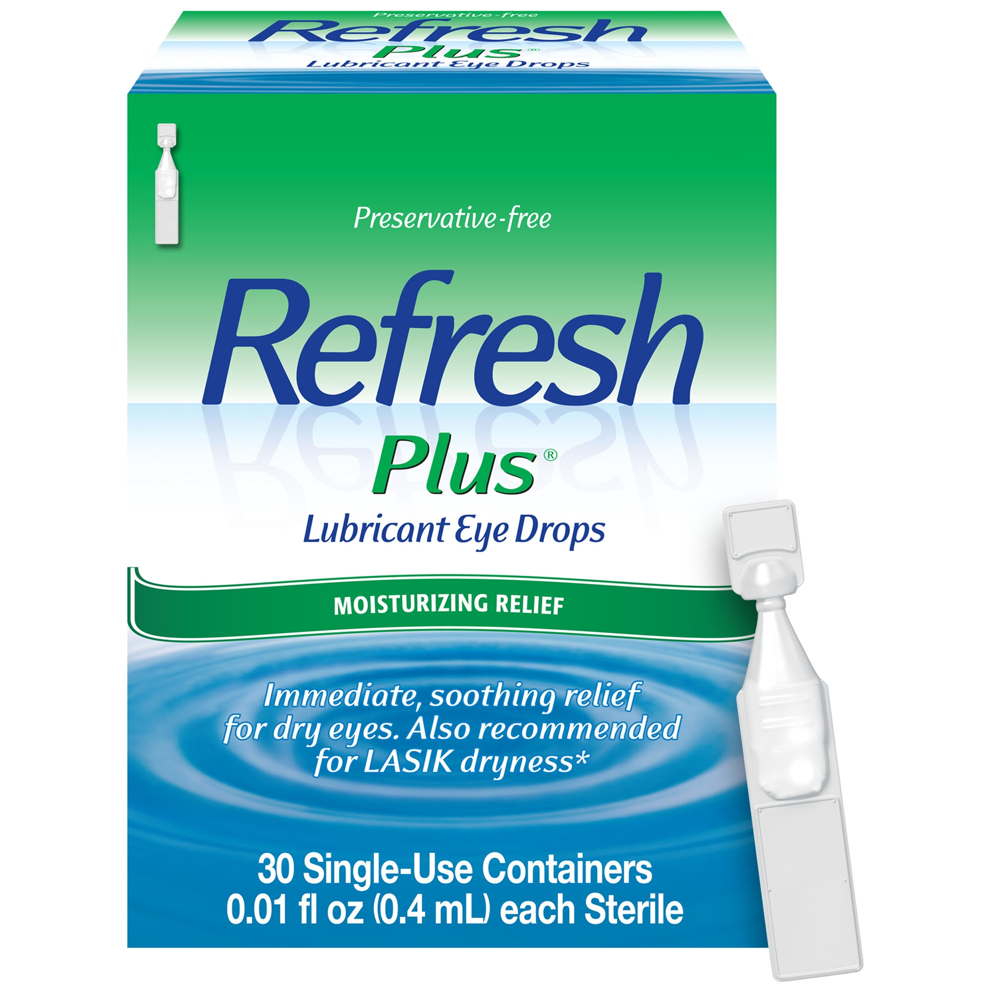 Eye Lubricant Refresh Plus® 0.01 oz. Eye Drops