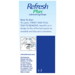 Eye Lubricant Refresh Plus® 0.01 oz. Eye Drops