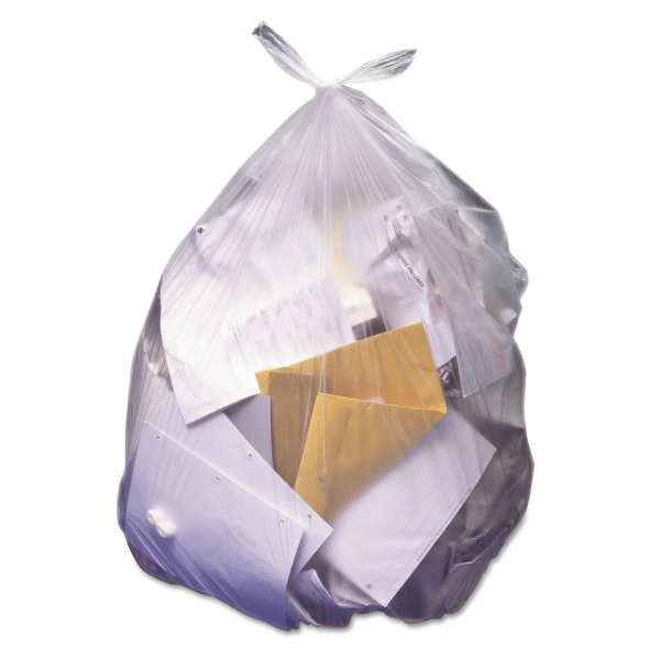 Trash Bag Heritage™ 45 gal. 12 Mic. 40 X 48 Inch Natural Medium Duty Star Seal Bottom Flat Pack