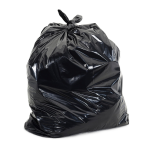 Trash Bag Colonial Bag 33 gal. 16 Mic. 33 X 40 Inch Black Extra Heavy Duty X-Seal Bottom Coreless Roll
