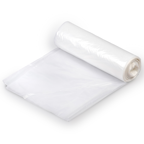 Trash Bag Colonial Bag 10 gal. 0.35 mil 23 X 24 Inch Clear Light Duty X-Seal Bottom Coreless Roll