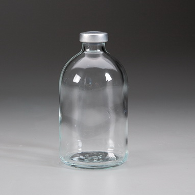 Sterile Empty Vial (SEV) Borosilicate Glass 100 mL Stopper Cap