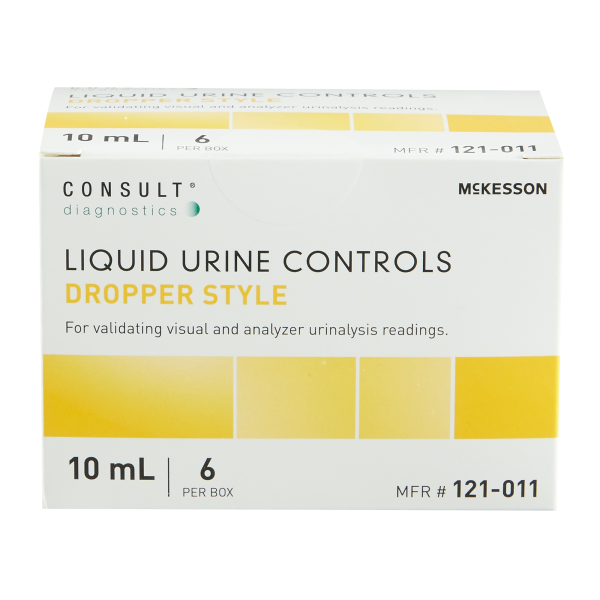 Urine Chemistry Control Set McKesson Consult™ Analyte Testing Positive Level / Negative Level 3 X 10 mL