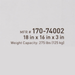 Seat Cushion McKesson 18 W X 16 L X 3 D Inch Foam / Gel