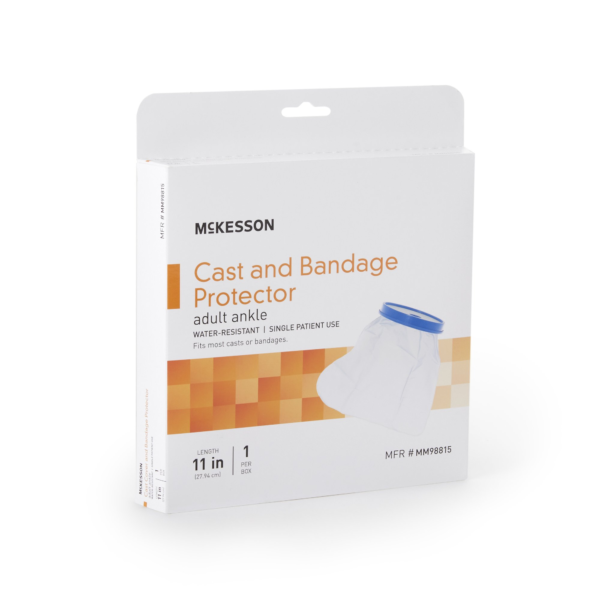 Leg Cast Cover McKesson Ankle Vinyl 12 Inch Length