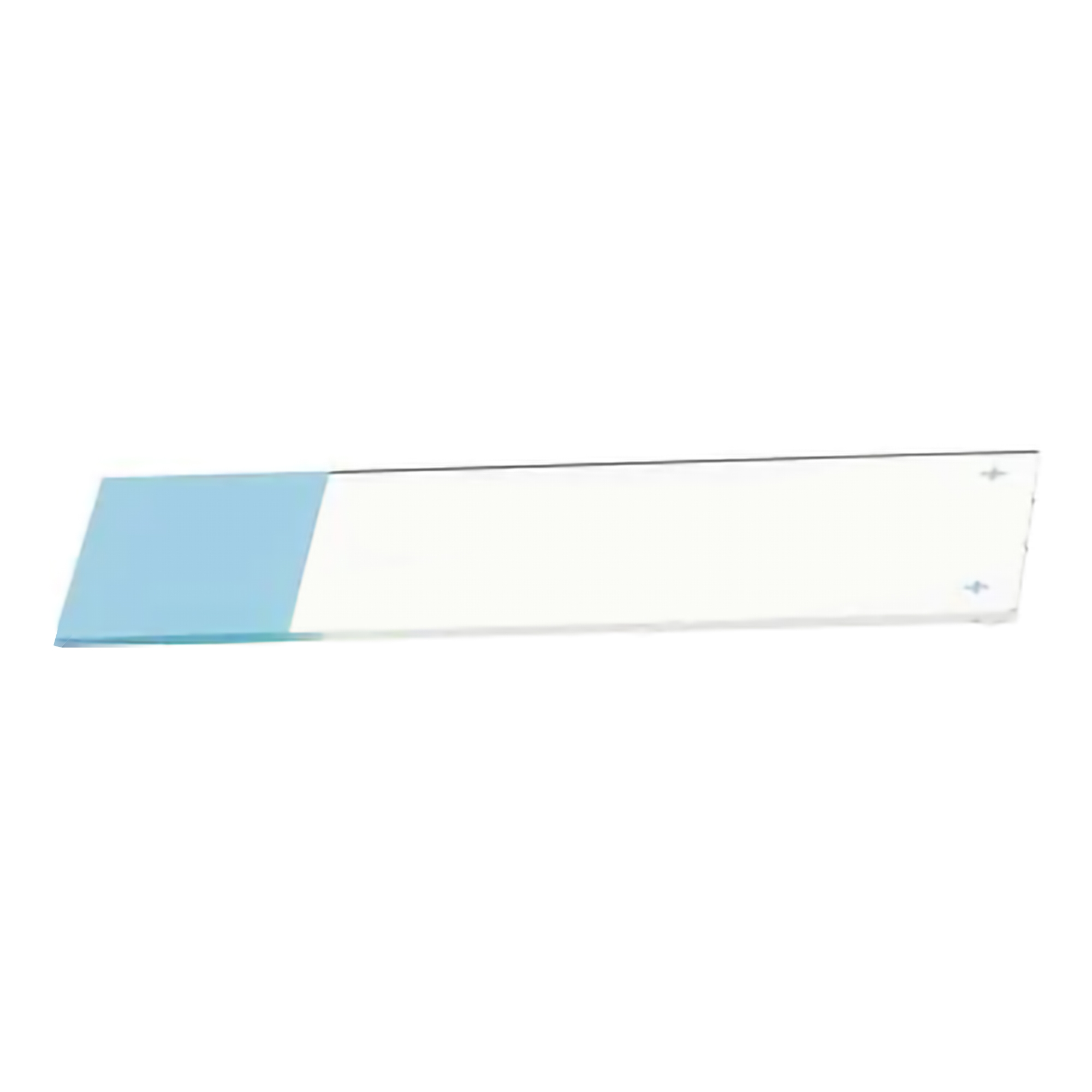 Charged Microscope Slide Fisherbrand™ Colorfrost® Plus 25 X 75 mm Blue Frosted End
