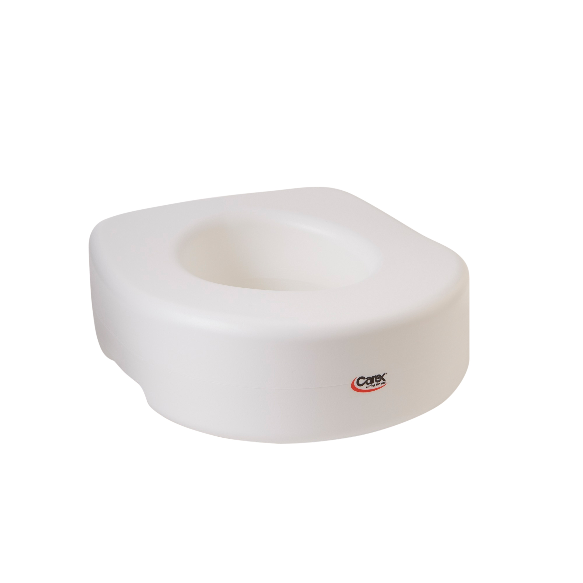 Raised Toilet Seat Carex® Economy 5-1/2 Inch Height Standard / Elongated 300 lbs. Weight Capacity