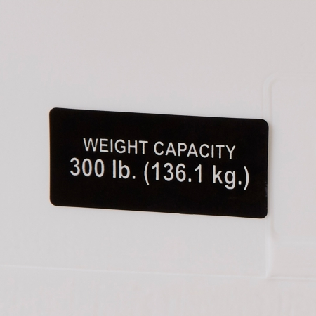 Raised Toilet Seat Carex® Economy 5-1/2 Inch Height Standard / Elongated 300 lbs. Weight Capacity