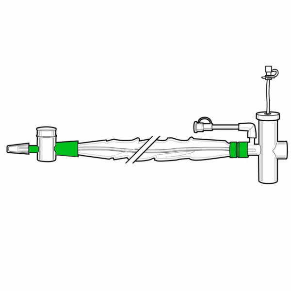 Owens & Minor Halyard Ballard Trach Care 24-Hour Closed Suction Catheter, 14 Fr.