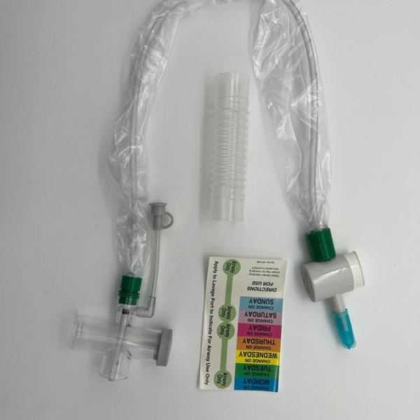 Owens & Minor Halyard Ballard Closed Style Suction Catheters, Disposable, Closed Style, 14 Fr., Tracheostomy Type, 21-3/10 Inch Length