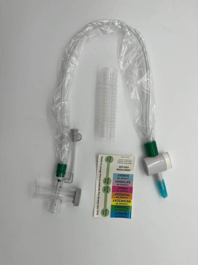 Owens & Minor Halyard Ballard Closed Style Suction Catheters, Disposable, Closed Style, 14 Fr., Tracheostomy Type, 21-3/10 Inch Length