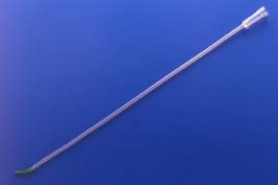 Teleflex Rsch Urethral Catheters, Unisex, 16 Inch, Silicone Coated PVC, Sterile, Disposable, Adult, Purple, 22 Fr., Tiemann Tip