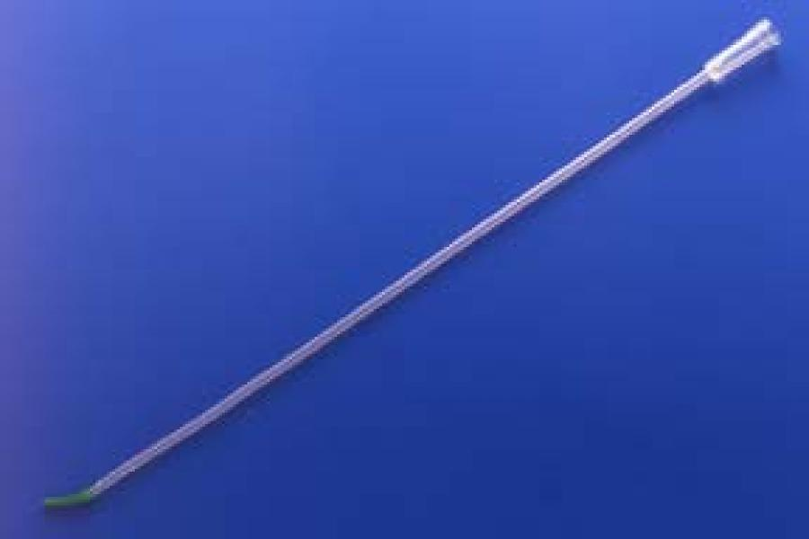 Teleflex Rsch Urethral Catheters, Unisex, 16 Inch, Silicone Coated PVC, Sterile, Disposable, Adult, Purple, 22 Fr., Tiemann Tip