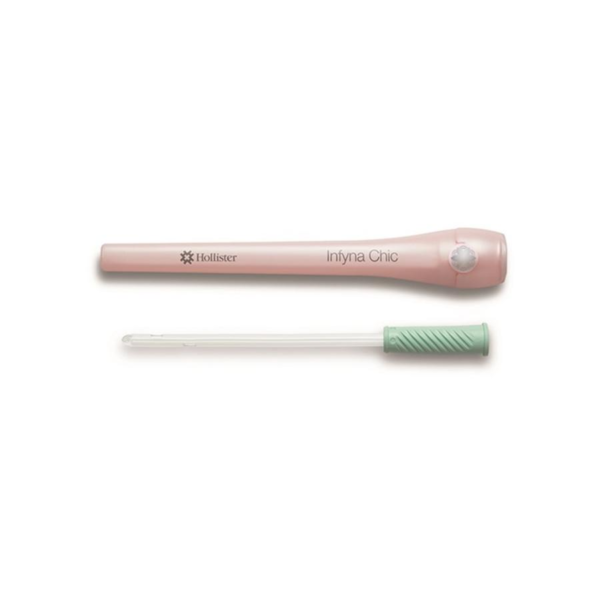 Hollister Infyna Chic Urethral Catheter, 14 Fr., 5 Inch, Female/Adult, Straight Tip, Hydrophilic Coated PVC