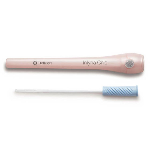 Hollister Infyna Chic Urethral Catheter, 8 Fr., 5 Inch, Female/Adult, Straight Tip, Hydrophilic Coated PVC