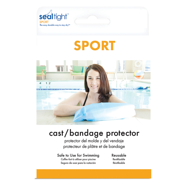Arm Cast Cover SEAL-TIGHT® Sport Short Thermoplastic Elastomer 21 Inch Length