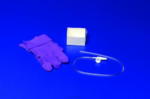 Argyle Suction Catheter Kit, 14 Fr., Hard Tray, Gloves, Suction Cup and Chimney Valve