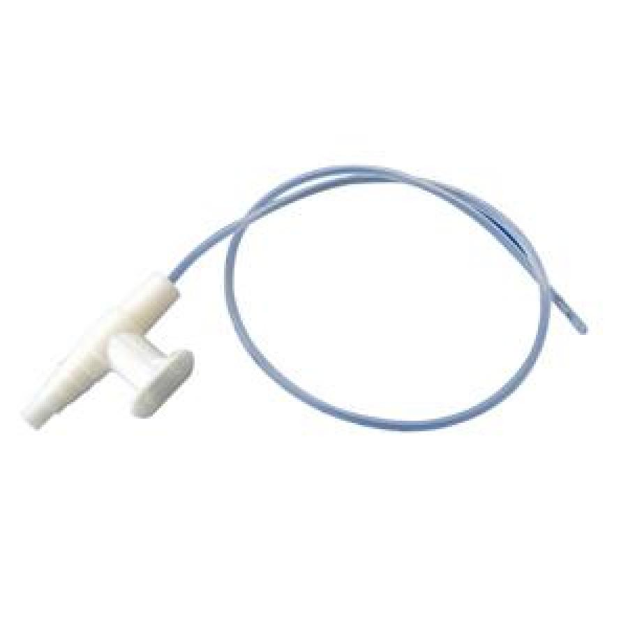 Vyaire Medical AirLife Single Style Suction Catheters, For Airway Openings, Up to 20 cm length, Plastic, 14 Fr., Sterile, Beveled Tip Type, Straight Type, Disposable, Single Style, Control Port Vent