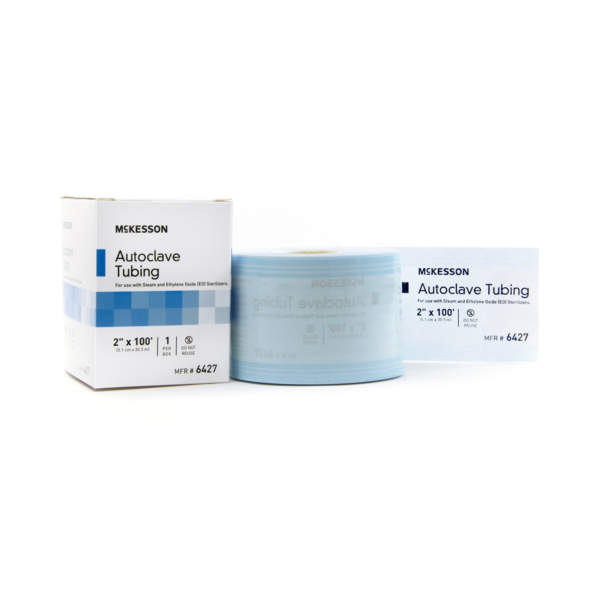 Sterilization Tubing McKesson 2 Inch X 100 Foot For Steam and Ethylene Oxide (EO) Sterilizers