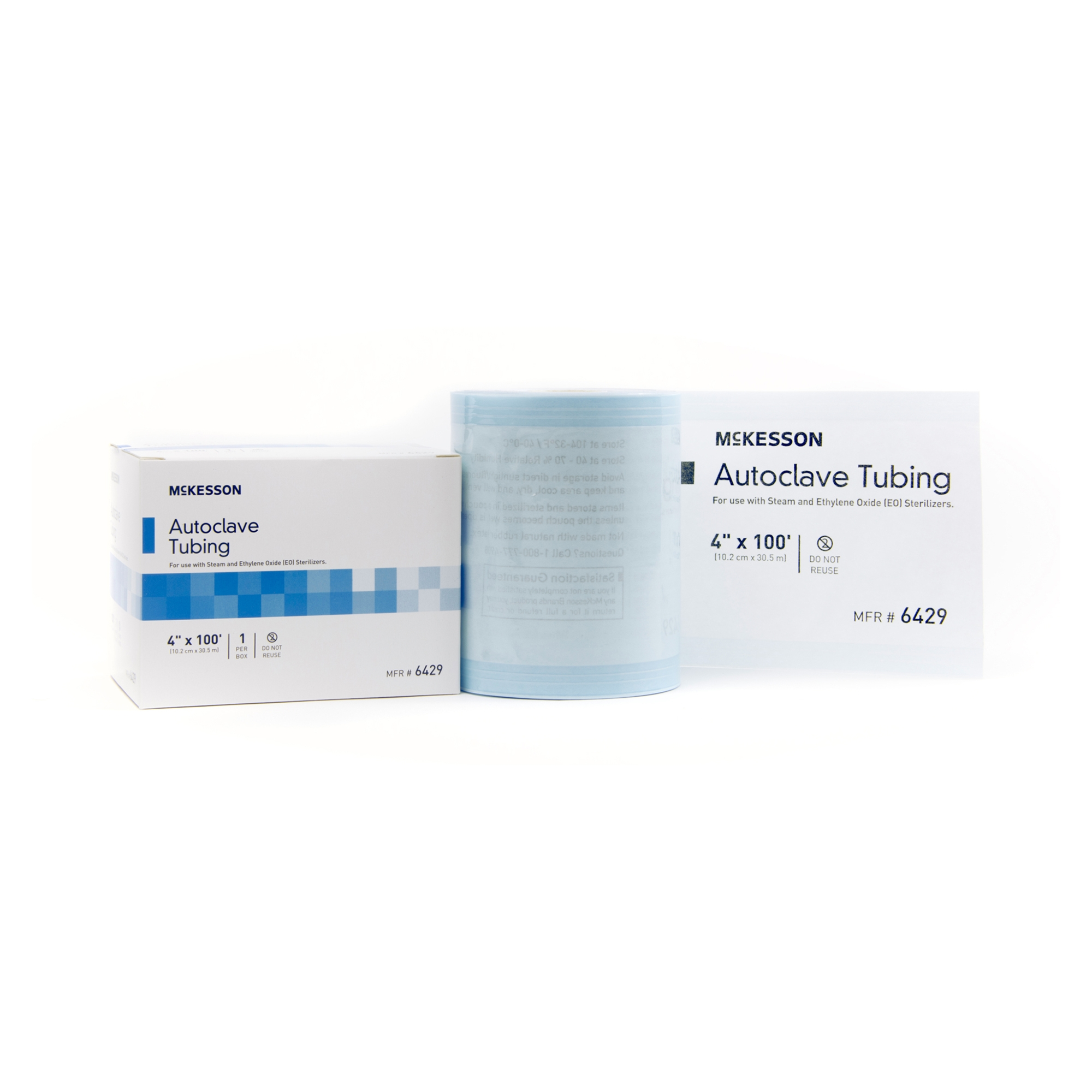 Sterilization Tubing McKesson 4 Inch X 100 Foot For Steam and Ethylene Oxide (EO) Sterilizers