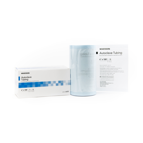 Sterilization Tubing McKesson 6 Inch X 100 Foot For Steam and Ethylene Oxide (EO) Sterilizers
