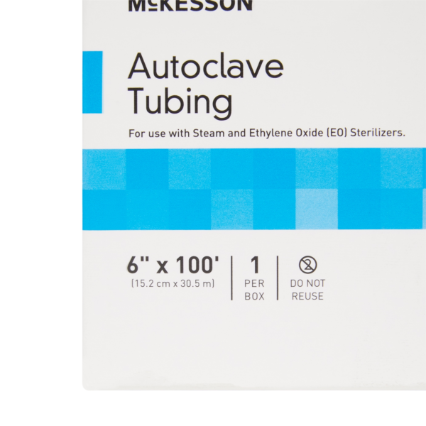 Sterilization Tubing McKesson 6 Inch X 100 Foot For Steam and Ethylene Oxide (EO) Sterilizers