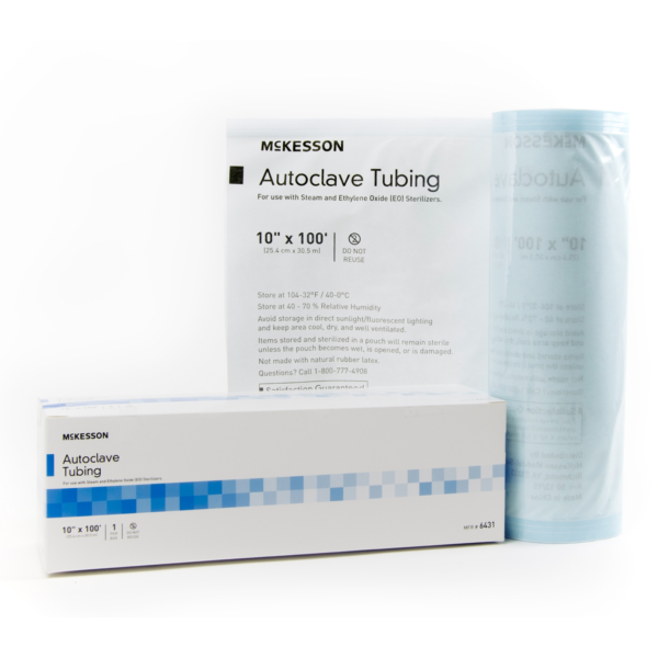 Sterilization Tubing McKesson 10 Inch X 100 Foot For Steam and Ethylene Oxide (EO) Sterilizers