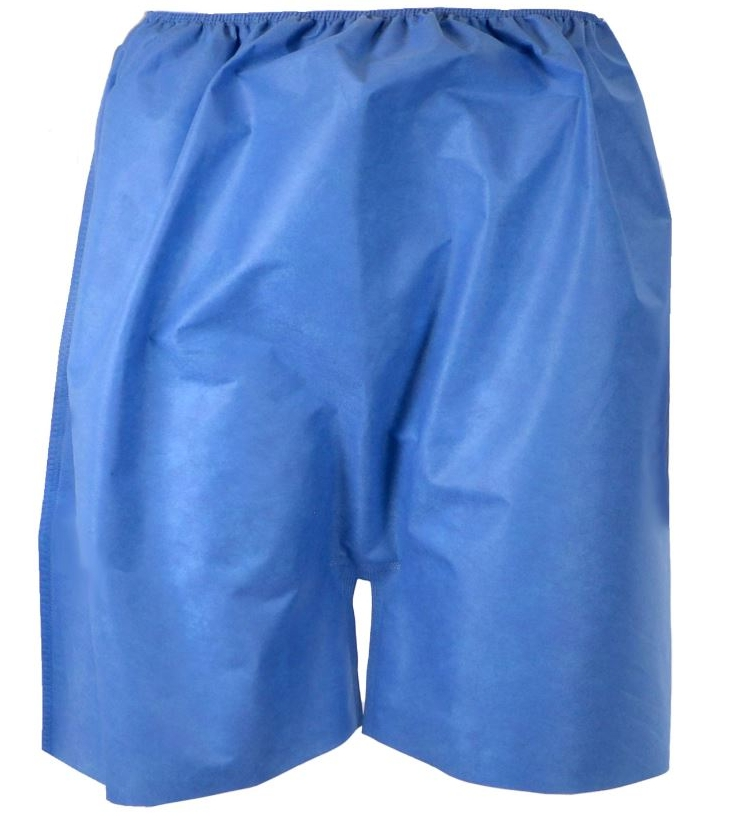 Exam Shorts 3X-Large Blue SMS Adult Disposable