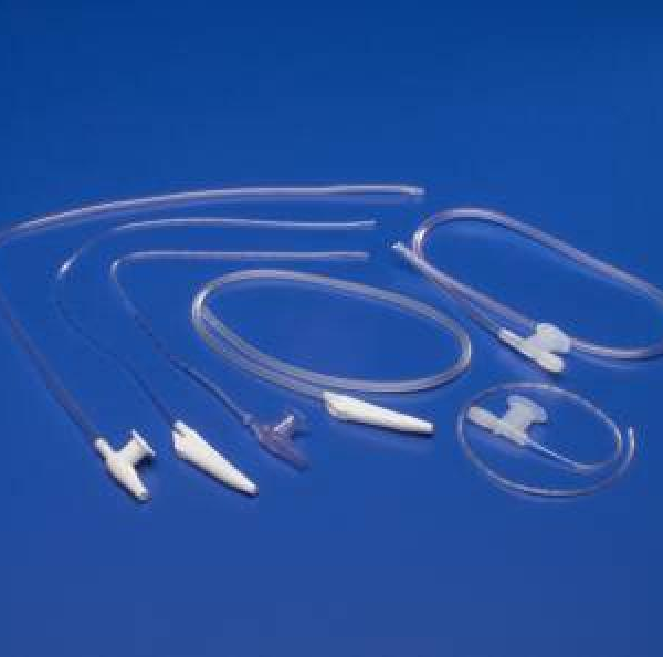 Cardinal Health Argyle Suction Catheters, 21 Inch Length, PVC, 14 Fr., Sterile, Whistle Tip Type, Looped Type, Disposable, Chimney Valve Vent