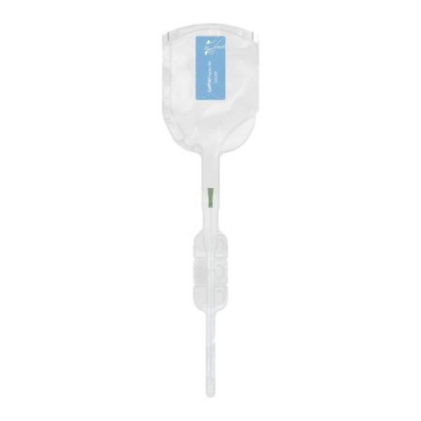 Wellspect Healthcare LoFric Hydro-Kit Intermittent Closed System Catheter Trays, 16 Inch, Hydrophilic Coated Polyolefin-Based Elastomer (POBE), Without Balloon, Sterile, 1000 mL Collection Bag, 14 Fr., Male / Tiemann Tip