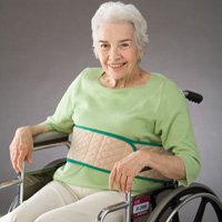 Wheelchair Safety Belt Posey® Medium Hook Fastener
