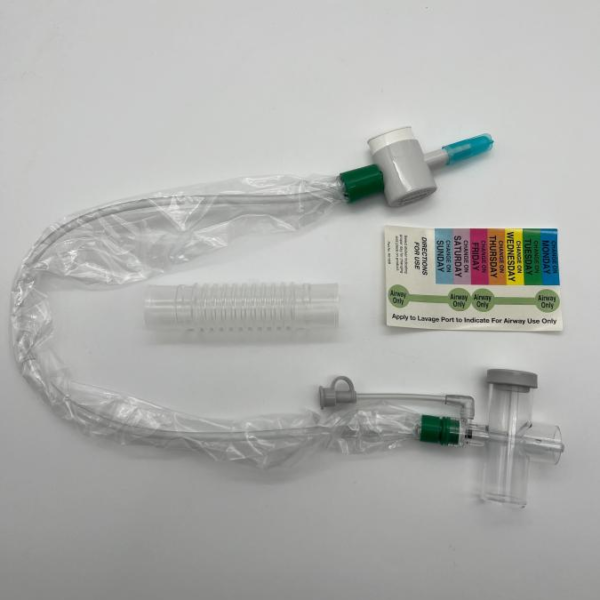 Owens & Minor Halyard Ballard Closed Style Suction Catheters, Disposable, Closed Style, 14 Fr., Tracheostomy Type, 21-3/10 Inch Length
