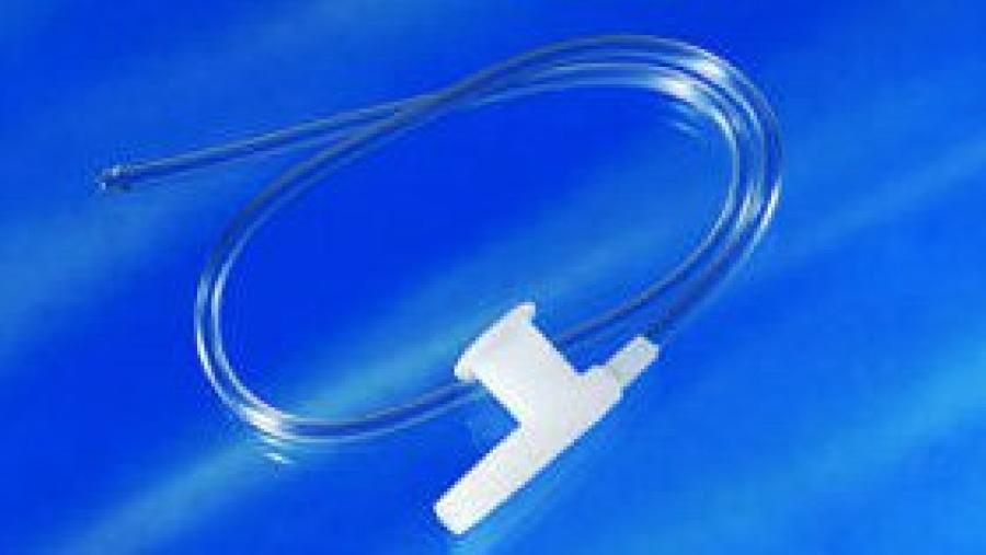 Vyaire Medical AirLife Tri-Flo Style Suction Catheters, For Airway Openings, Plastic, 14 Fr., Sterile, Beveled Tip Type, Straight Type, Disposable, Tri-Flo Style, Control Valve Vent