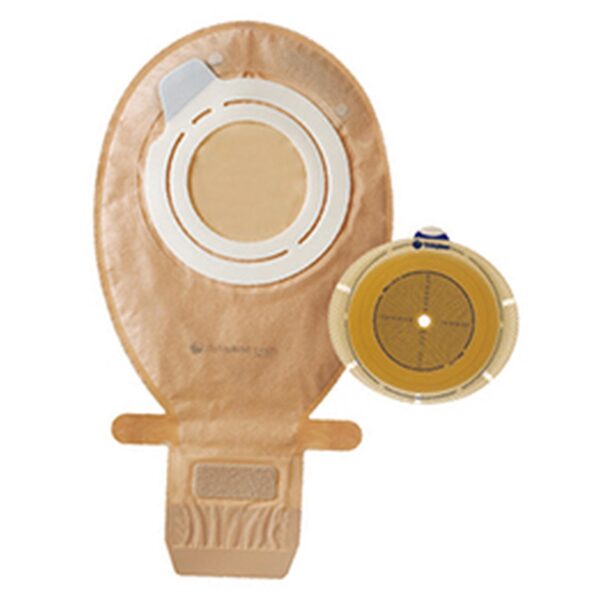 Ostomy Pouch SenSura® Mio Flex Two-Piece System Maxi Length Flat, Trim to Fit 3/8 to 3-1/2 Inch Stoma Drainable