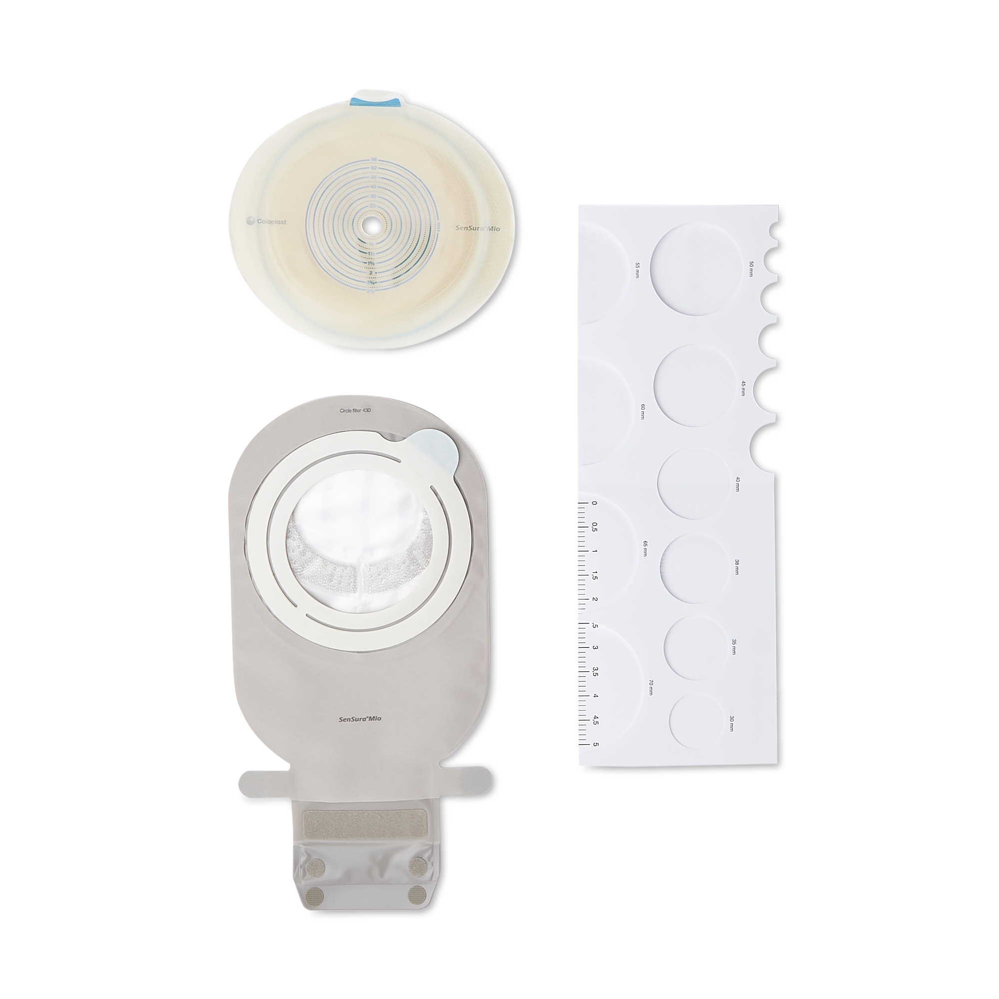 Ostomy Pouch SenSura® Mio Two-Piece System Maxi Length Flat, Trim to Fit 3/8 to 2-3/4 Inch Stoma Drainable Ostomy Pouch SenSura® Mio Two-Piece System Maxi Length Flat, Trim to Fit 3/8 to 2-3/4 Inch Stoma Drainable