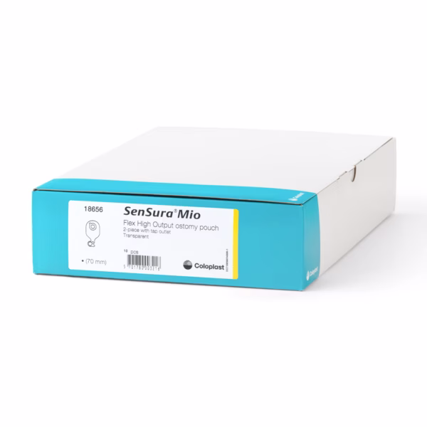 Ileostomy Pouch SenSura® Mio Flex High Output Two-Piece System 12-1/2 Inch Length, Maxi 50 mm Stoma Drainable