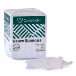 Gauze Sponge CareStock™ 4 X 4 Inch 8-Ply NonSterile 200 per Pack