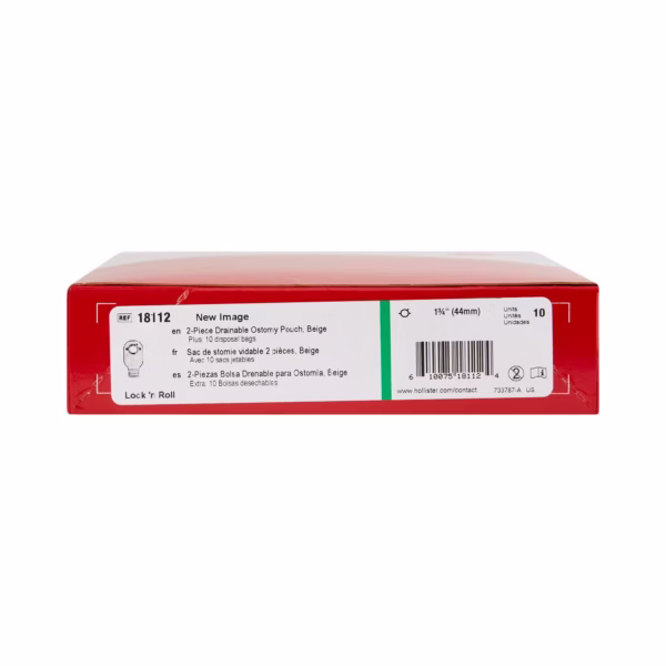 Colostomy Pouch New Image™ Two-Piece System 12 Inch Length Drainable