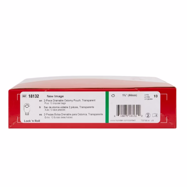 Colostomy Pouch New Image™ Two-Piece System 12 Inch Length Drainable