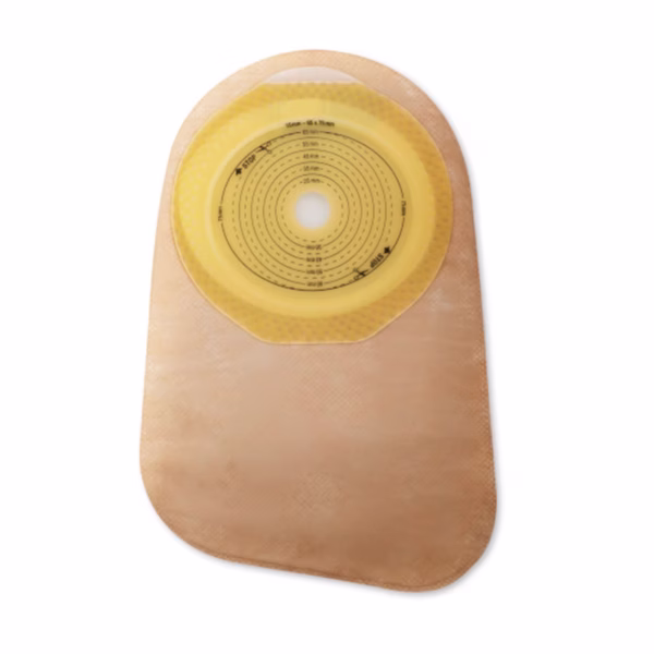 Ostomy Pouch Premier™ One-Piece System 9 Inch Length Flat, Trim To Fit 5/8 to 2-1/8 Inch Stoma Closed End