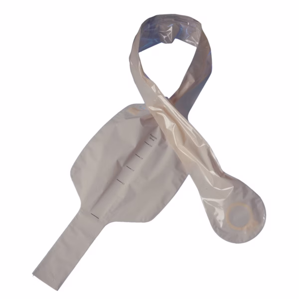 Ileostomy Pouch Assura® Two-Piece System 2 Inch Length 1/2 to 2 Inch Stoma Drainable