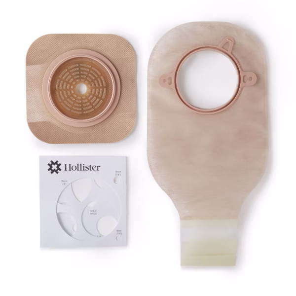 Ileostomy / Colostomy Pouch New Image™ Two-Piece System 12 Inch Length Flat, Trim To Fit 2-1/4 Inch Stoma Drainable