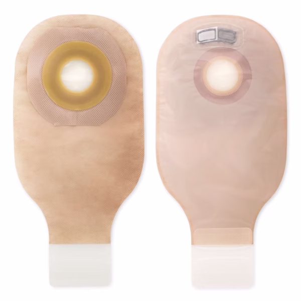 Ostomy Pouch Premier™ One-Piece System 12 Inch Length Flat, Trim to Fit Up to 2-1/2 Inch Stoma Drainable