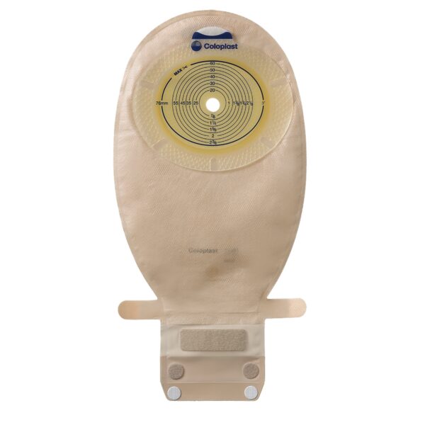 Ostomy Pouch SenSura® Xpro One-Piece System 11-1/2 Inch Length, Maxi Flat, Trim to Fit 3/8 to 3 Inch Stoma Drainable