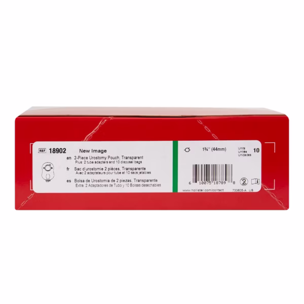 Urostomy Pouch New Image⢠Two-Piece System 9 Inch Length 1-3/4 Inch Stoma Drainable