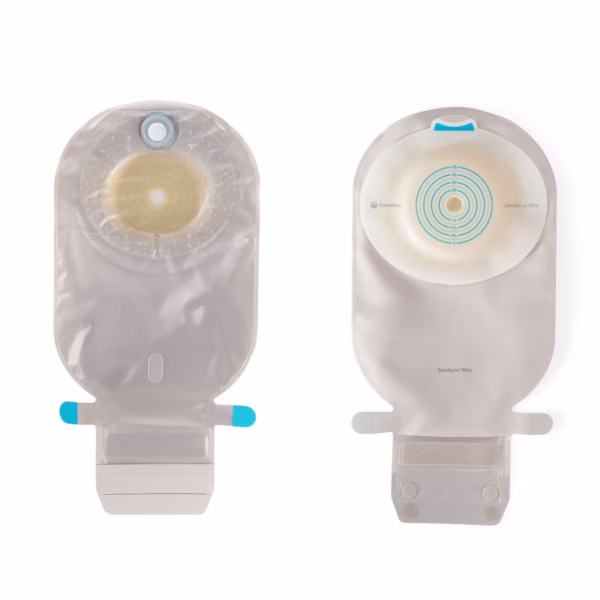 Ostomy Pouch SenSura® Mio Convex One-Piece System 11 Inch Length, Maxi Soft Convex, Trim to Fit 3/8 to 2 Inch Stoma Drainable